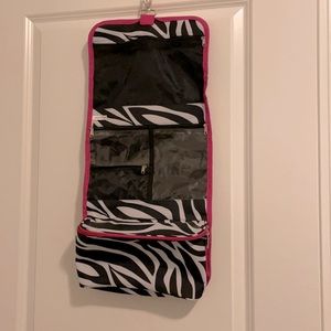 Zebra print travel bag